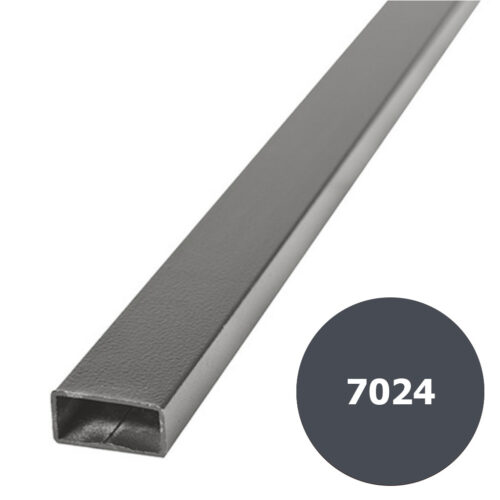 Лага заборная 40*20*2, L-6000 мм., порошковая покраска (RAL-7024)